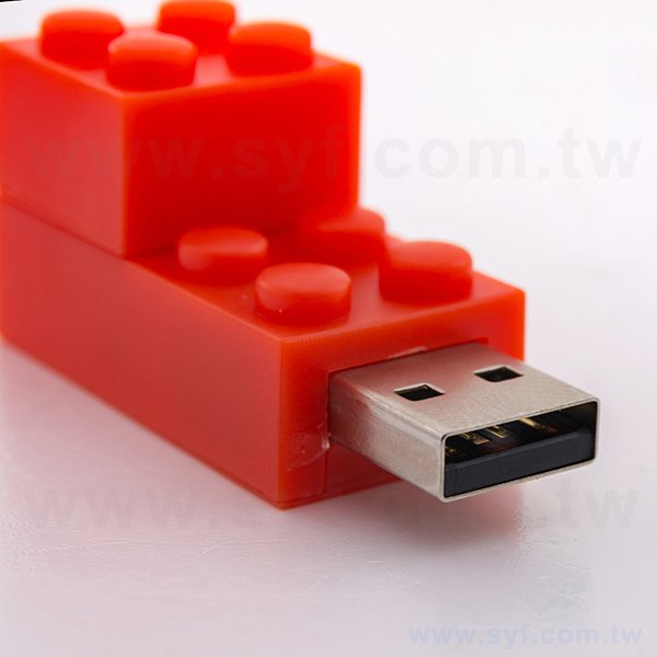 造型隨身碟-塑膠USB-積木隨身碟-客製隨身碟容量-採購訂製印刷推薦禮品